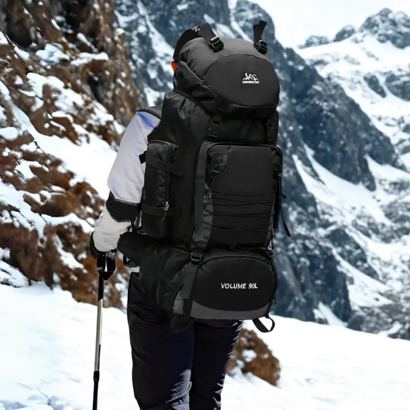 SummitHive – 90L Waterproof Hiking Backpack with Adjustable Straps for Hiking, Camping & Outdoor Adventures