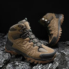MunaWear - Hiking Boots - Fynix – High-Top Men's Hiking Boots With Non-Slip Design For Winter Adventures - 