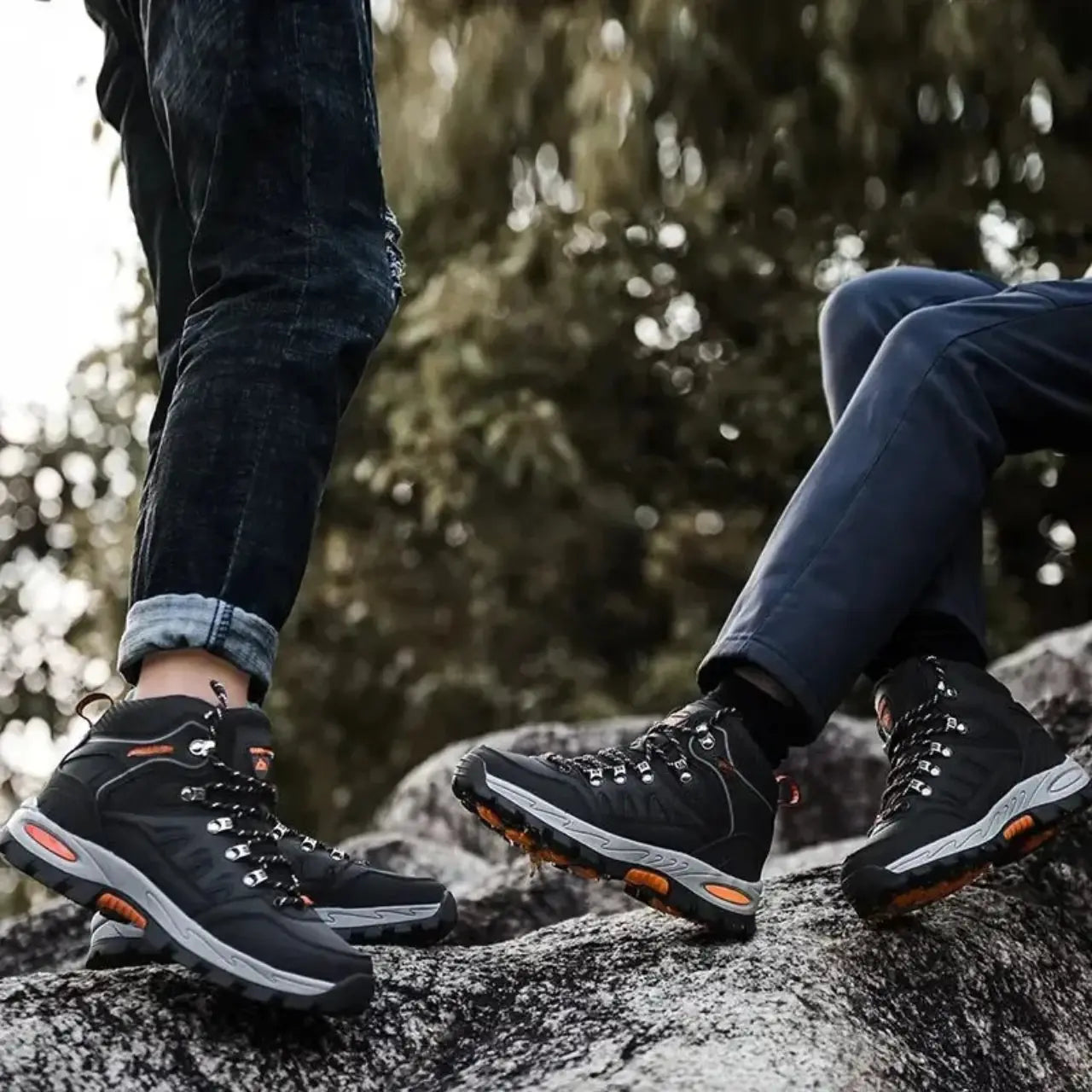 MunaWear - Hiking Boots - Henwick - Waterproof Hiking Boots With Wear-Resistant Design For Rugged Outdoor Adventures - 