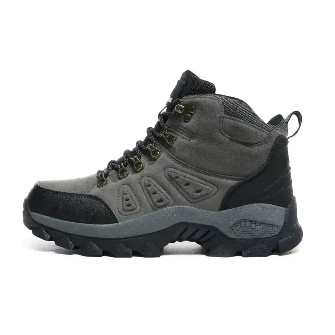 MunaWear - Hiking Boots - Zynor - Plus Size Unisex High-Top Adventure Sneakers With Durable Grip For Outdoor Hiking - 