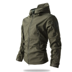 MunaWear - Hiking Jackets - Tevera – Waterproof Tactical Outdoor Hiking Jacket with Adjustable Fit & Breathable Comfort - Army Green / 4XL