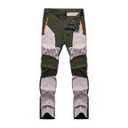 MunaWear - Hiking Pants - Ethan – Lightweight Quick-Dry Hiking Pants for Men with Zipper Pockets & Breathable Fabric - Army Green/Khaki / 5XL