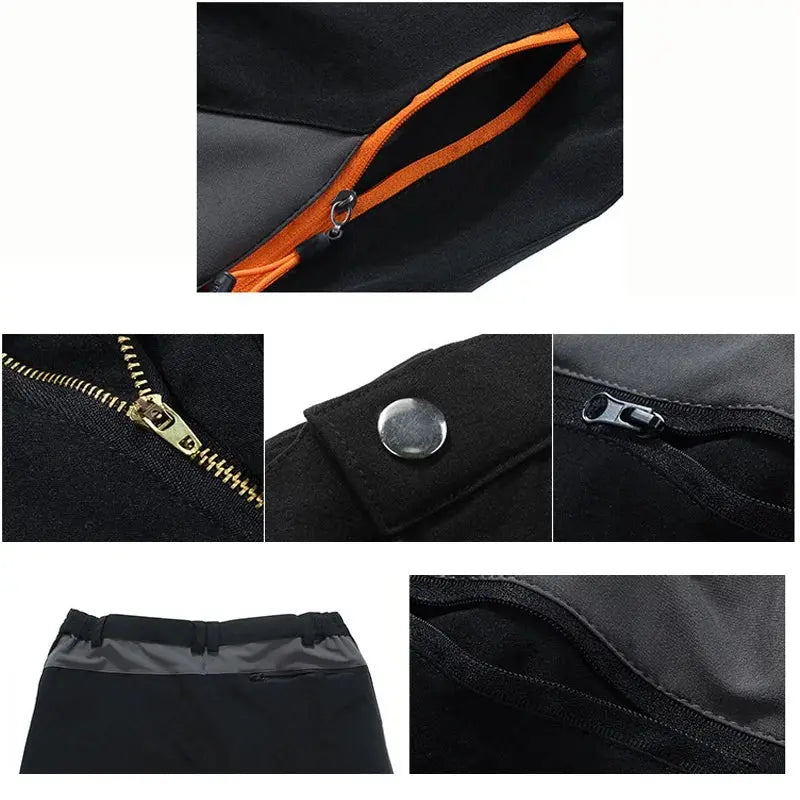 Ethan – Lightweight Quick-Dry Hiking Pants for Men with Zipper Pockets & Breathable Fabric Size M-3XL 4