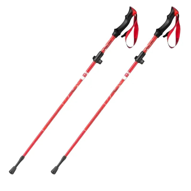 MunaWear - Hiking Poles - Terra – Ultralight Folding Trekking Poles with Ergonomic Grip & Adjustable Height - 
