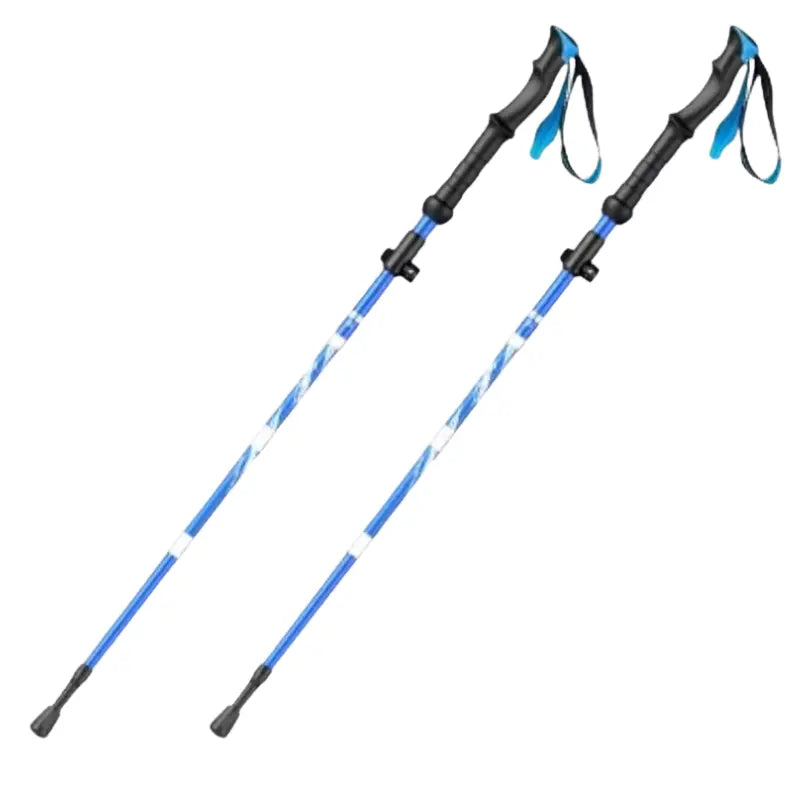 MunaWear - Hiking Poles - Terra – Ultralight Folding Trekking Poles with Ergonomic Grip & Adjustable Height - 