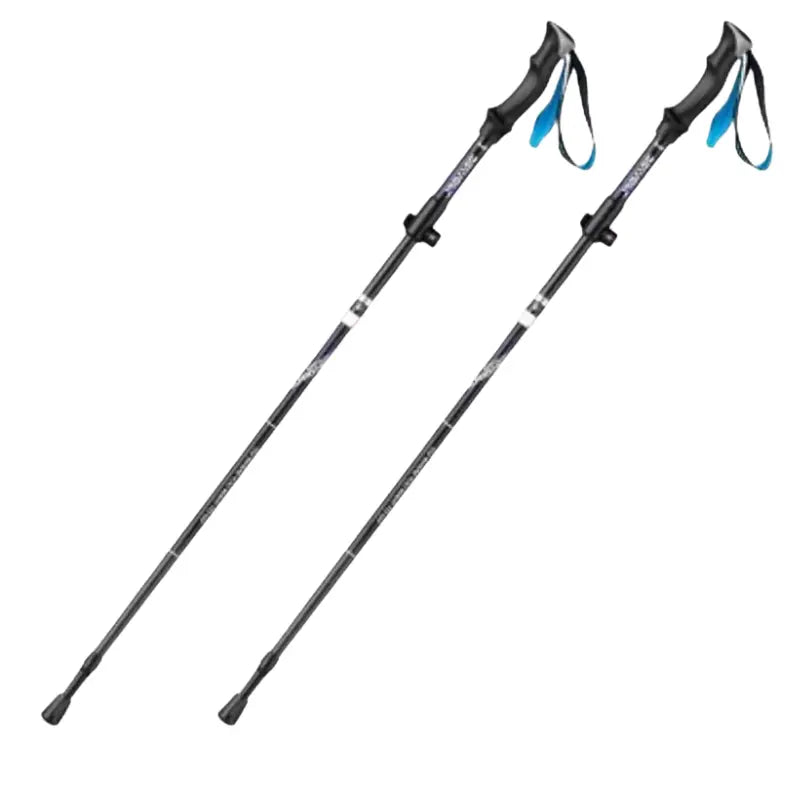 MunaWear - Hiking Poles - Terra – Ultralight Folding Trekking Poles with Ergonomic Grip & Adjustable Height - 