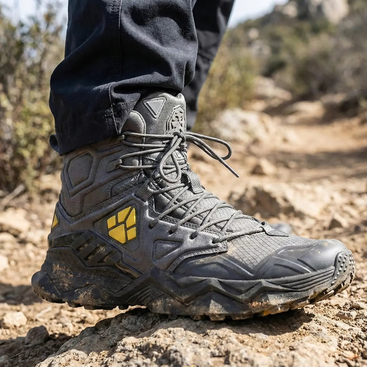 Ashton – Waterproof Men's Hiking Boots With Breathable Design For Outdoor Adventures- Gray