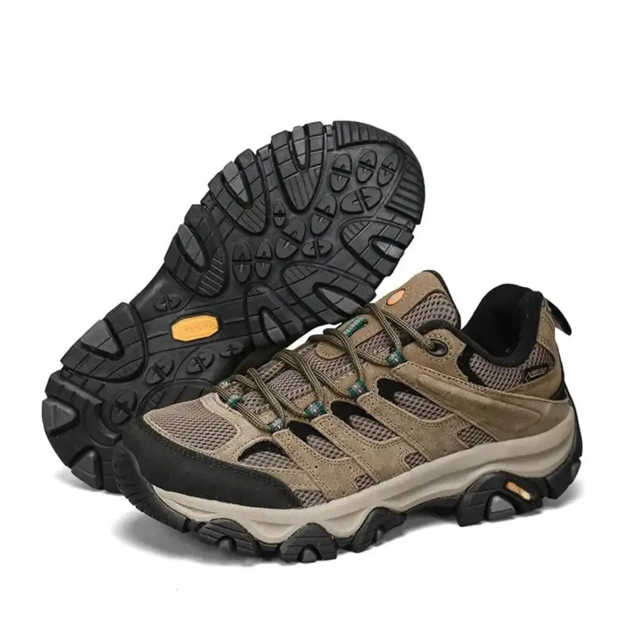 MunaWear - Hiking Shoes - Dray –  Stylish Men's Hiking Shoes With Leather Design For Outdoor Adventures - 