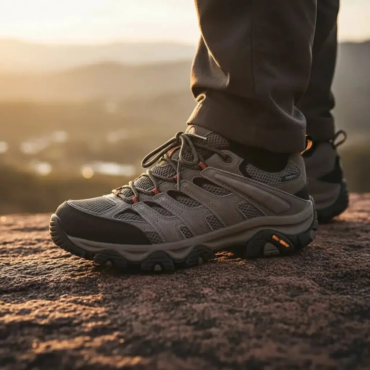 MunaWear - Hiking Shoes - Dray –  Stylish Men's Hiking Shoes With Leather Design For Outdoor Adventures - Gray / 45