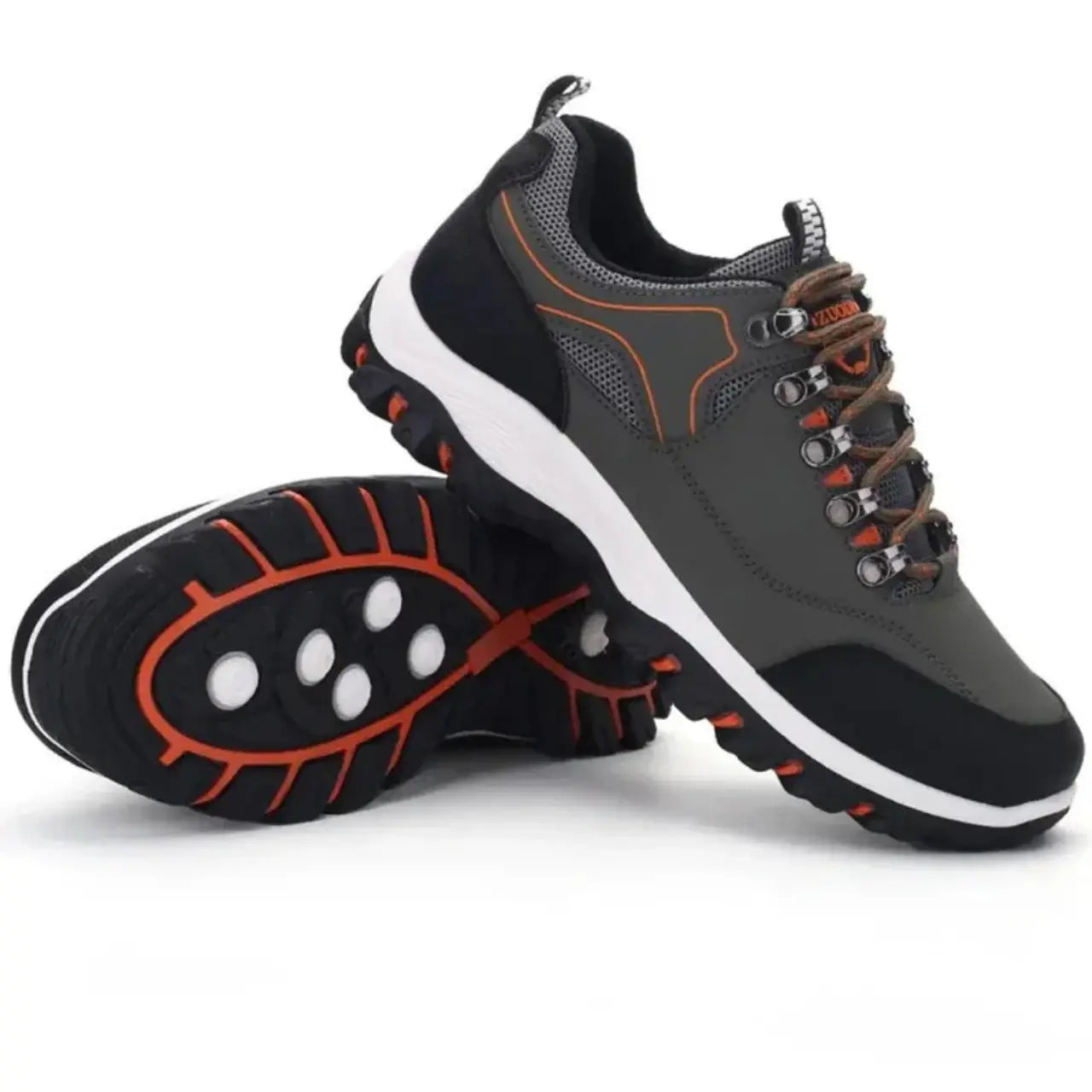 MunaWear - Hiking Shoes - Harker – Waterproof Men's Hiking Boots With Wear-Resistant Leather For Outdoor Adventures - 