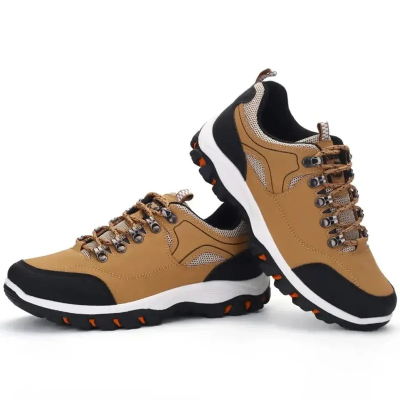 MunaWear - Hiking Shoes - Harker – Waterproof Men's Hiking Boots With Wear-Resistant Leather For Outdoor Adventures - 