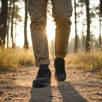 MunaWear - Hiking Shoes - Lennox – Comfortable Men's Hiking Shoes With Breathable Design For Outdoor Adventures - Black