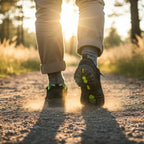 MunaWear - Hiking Shoes - Lennox – Comfortable Men's Hiking Shoes With Breathable Design For Outdoor Adventures - Black/Green