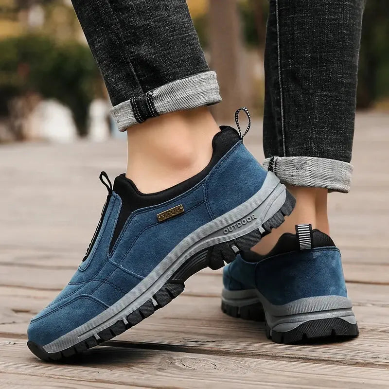Liam – Wear-Resistant Non-Slip Hiking Boots for Men, Comfortable Flat Walking Design, Size 7-12 5