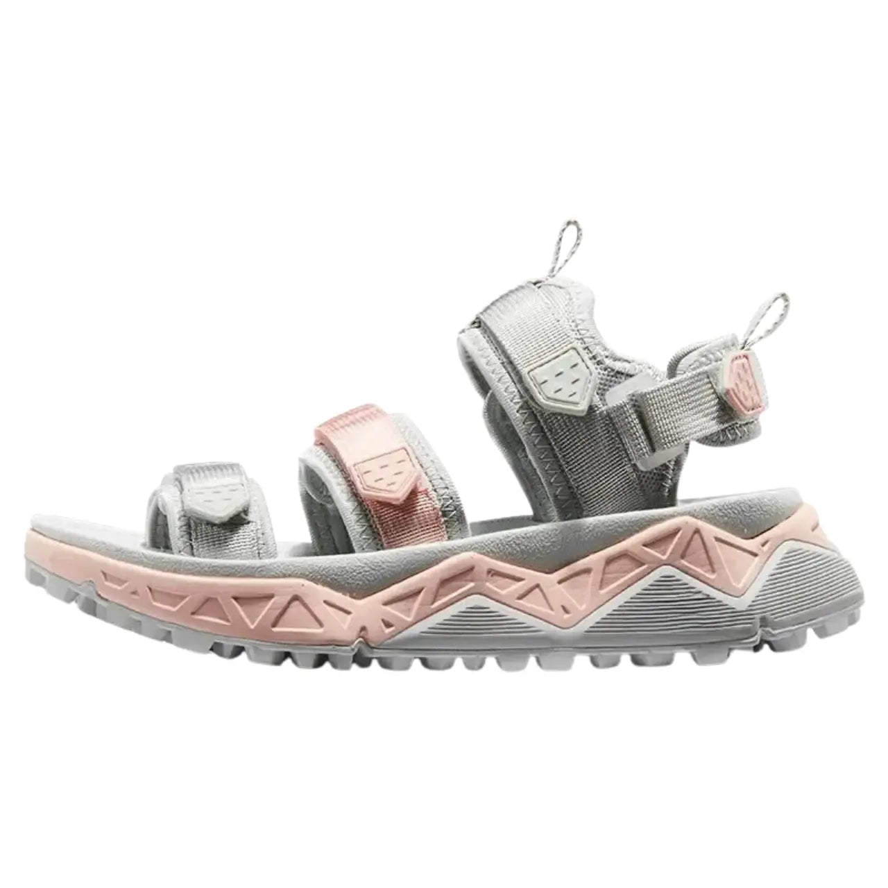 Nexium - Breathable Men's Hiking Shoes With Quick Drying Design For Outdoor Adventures- Light Gray/Light Pink