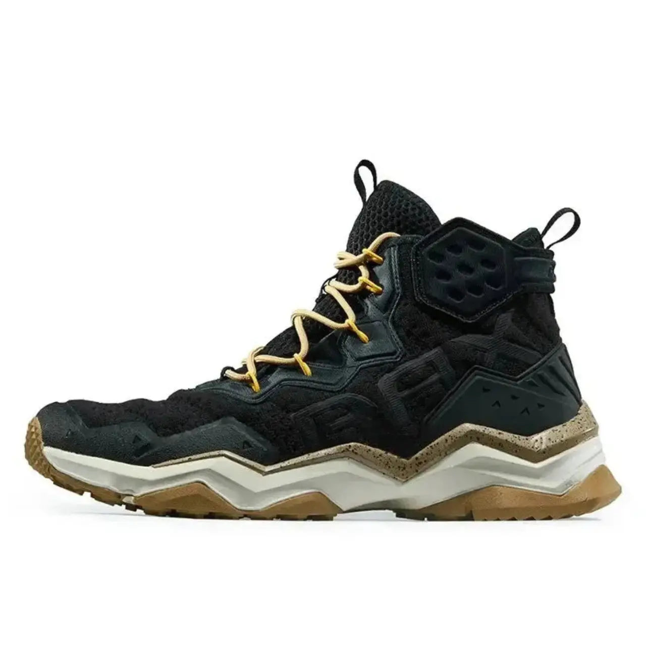 MunaWear - Hiking Shoes - Norvyn – Lightweight Men's Hiking Boots With Breathable Design For Outdoor Adventures - Black