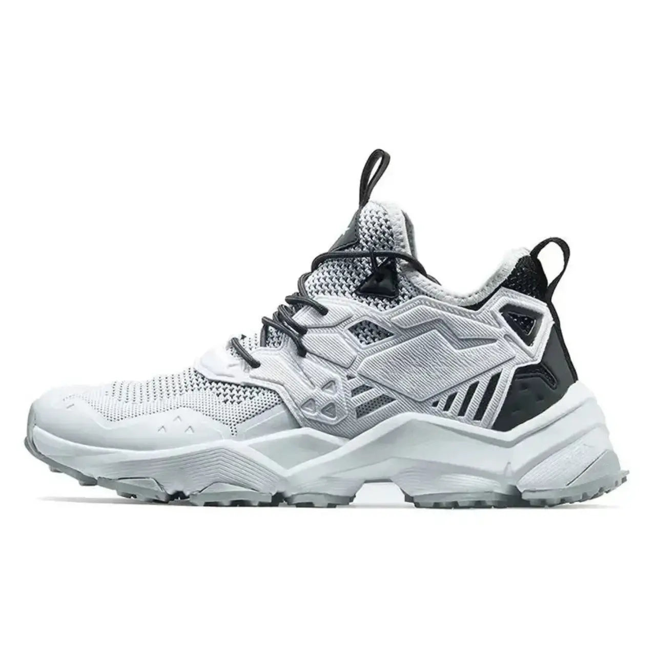 MunaWear - Hiking Shoes - Norvyn – Lightweight Men's Hiking Boots With Breathable Design For Outdoor Adventures - White