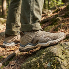 MunaWear - Hiking Shoes - Norvyn – Lightweight Men's Hiking Boots With Breathable Design For Outdoor Adventures - Brown