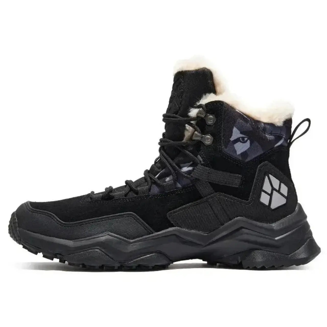 MunaWear - Hiking Shoes - Rowen – Waterproof Men's Hiking Boots with Plush Lining for Winter Adventures - 