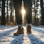 MunaWear - Hiking Shoes - Rowen – Waterproof Men's Hiking Boots with Plush Lining for Winter Adventures - 