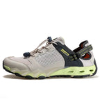 Velin – Best Lightweight Hiking Shoes for Women, Comfortable & Water-Resistant, Ideal for Trekking- Beige/Gray