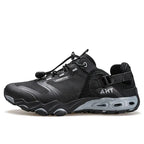 Velin – Best Lightweight Hiking Shoes for Women, Comfortable & Water-Resistant, Ideal for Trekking- Black/Light Gray