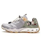 Velin – Best Lightweight Hiking Shoes for Women, Comfortable & Water-Resistant, Ideal for Trekking- Gray/Green