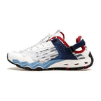 Velin – Best Lightweight Hiking Shoes for Women, Comfortable & Water-Resistant, Ideal for Trekking- White/Blue