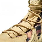 MunaWear - Hiking Shoes - Velion – Mid-Top Waterproof Hiking Shoes with Leather Design for Outdoor Adventures - 