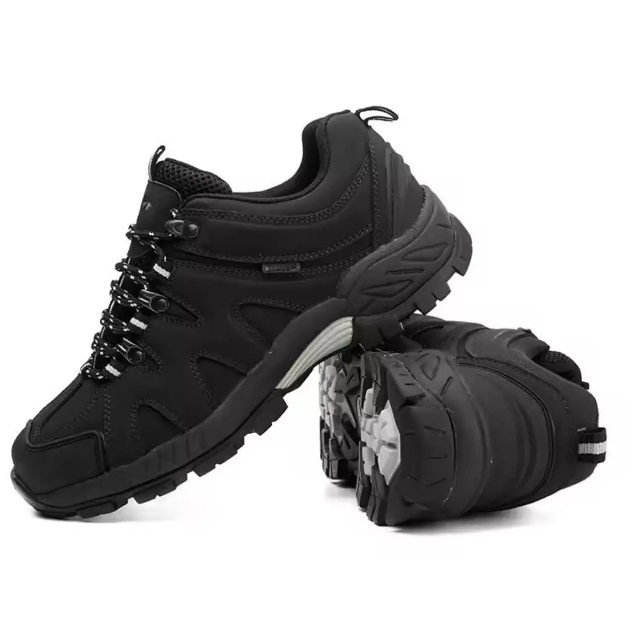 Zypher – Durable Men's Hiking Shoes With Lace-Up Design For Outdoor Adventures - Black1