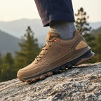 MunaWear - Hiking & Trekking Footwear - Jayden – Lightweight Men's Hiking Boots With Breathable Design For Outdoor Adventures - Brown / 47