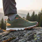 MunaWear - Hiking & Trekking Footwear - Jayden – Lightweight Men's Hiking Boots With Breathable Design For Outdoor Adventures - Green / 47