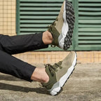 MunaWear - Hiking & Trekking Footwear - Strynx – Lightweight Men's Hiking Boots With Breathable Design For Outdoor Adventures - Green / 47