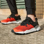 MunaWear - Hiking & Trekking Footwear - Strynx – Lightweight Men's Hiking Boots With Breathable Design For Outdoor Adventures - Red / 47