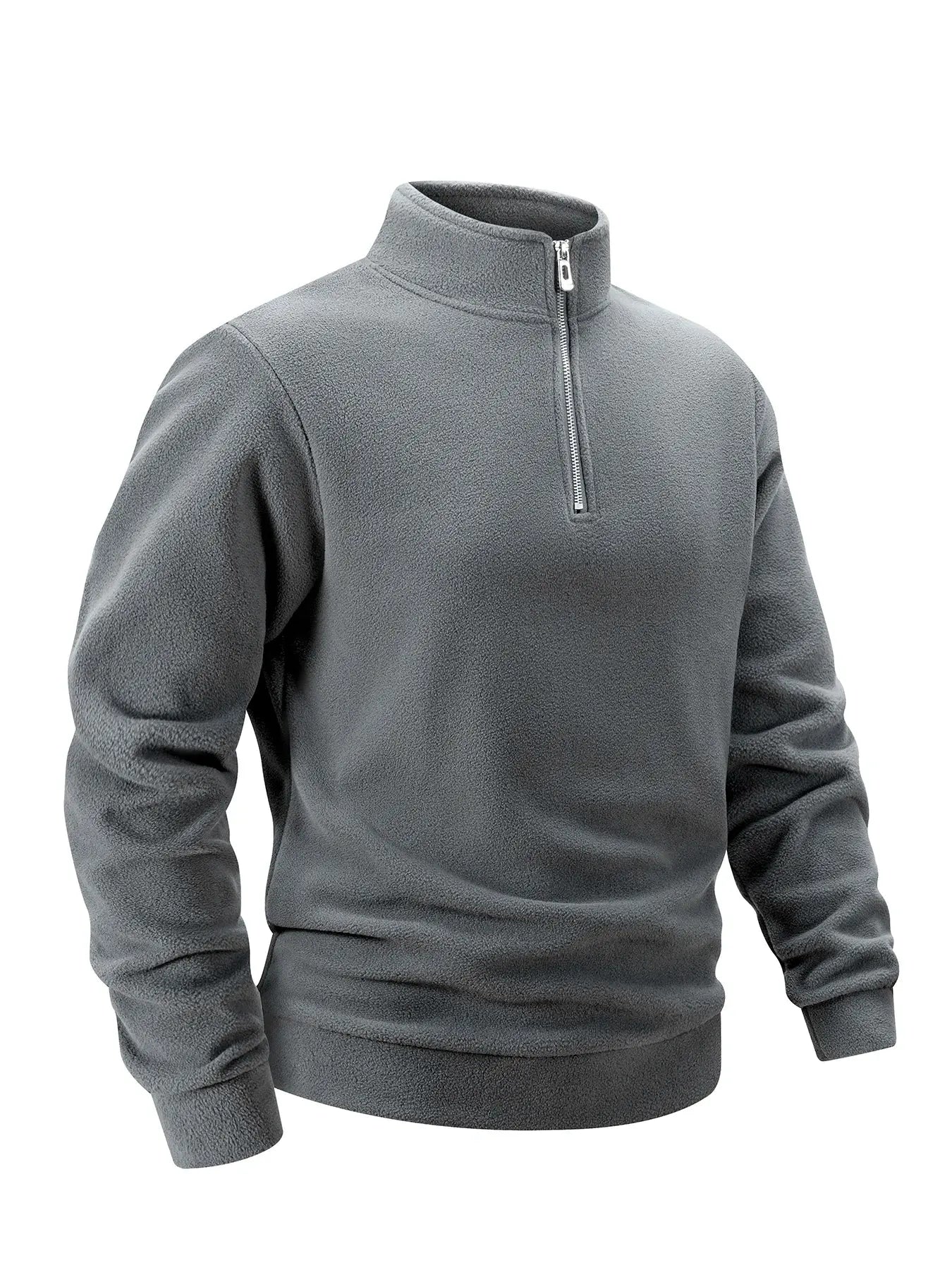 Caden - Classic Men's Quarter Zip Hoodie With Soft Fleece For Everyday Comfort 1