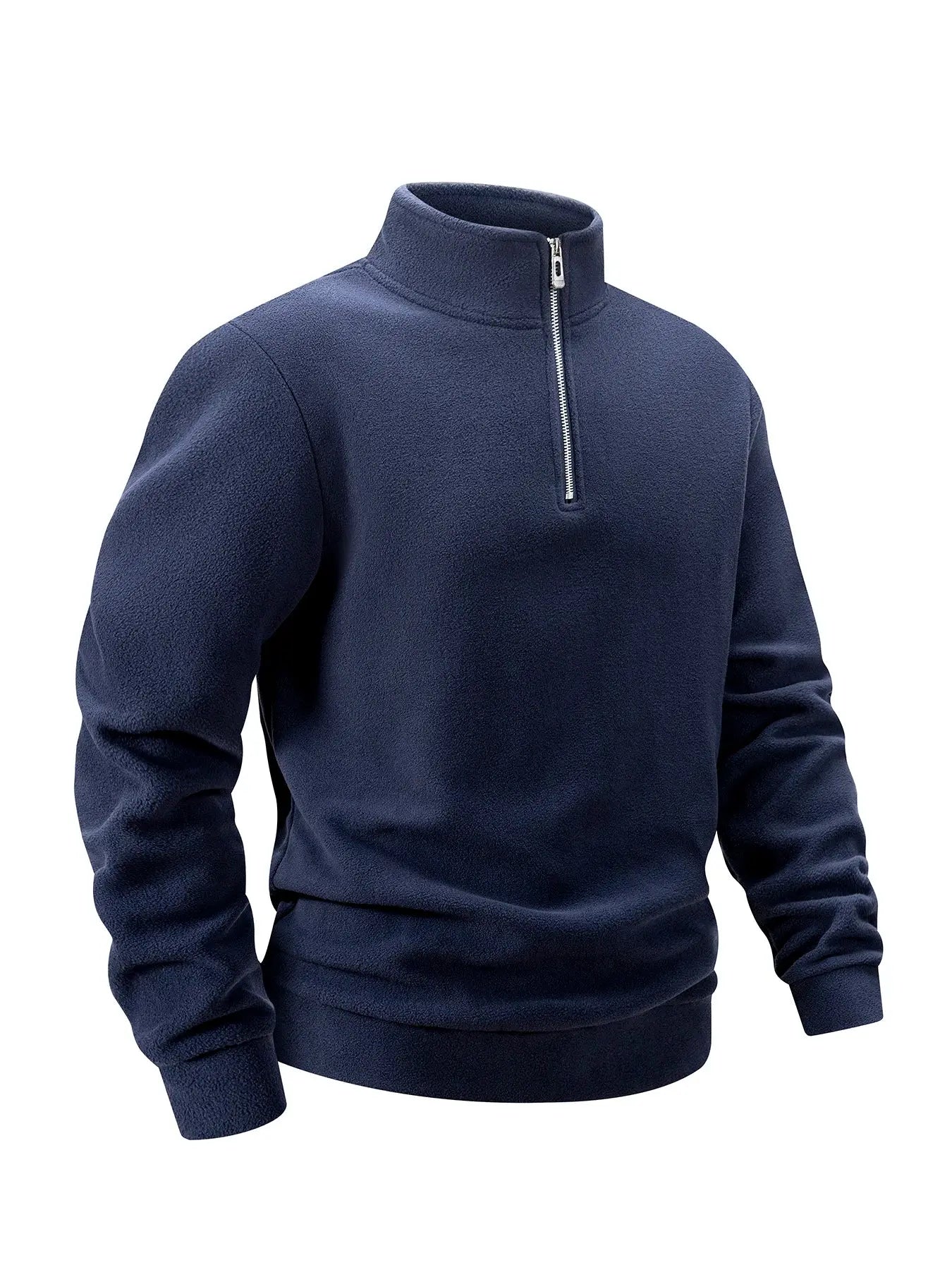 Caden - Classic Men's Quarter Zip Hoodie With Soft Fleece For Everyday Comfort 2
