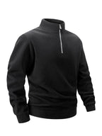 Caden - Classic Men's Quarter Zip Hoodie With Soft Fleece For Everyday Comfort 3