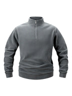 Caden - Classic Men's Quarter Zip Hoodie With Soft Fleece For Everyday Comfort 9