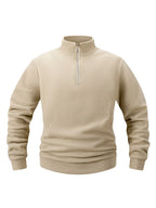 Caden - Classic Men's Quarter Zip Hoodie With Soft Fleece For Everyday Comfort 7