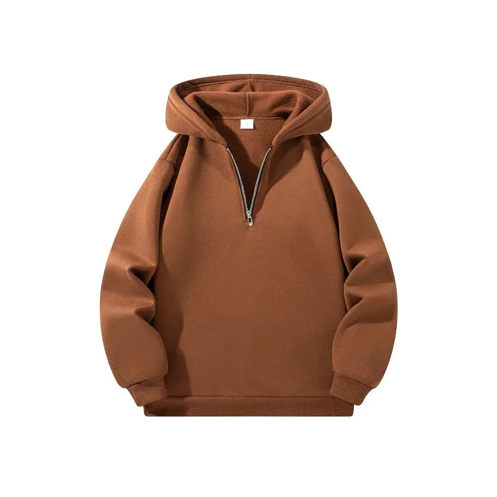 Caden - Stylish Men's Half-Zip Hoodie With Long Sleeves For Casual Autumn Wear 4