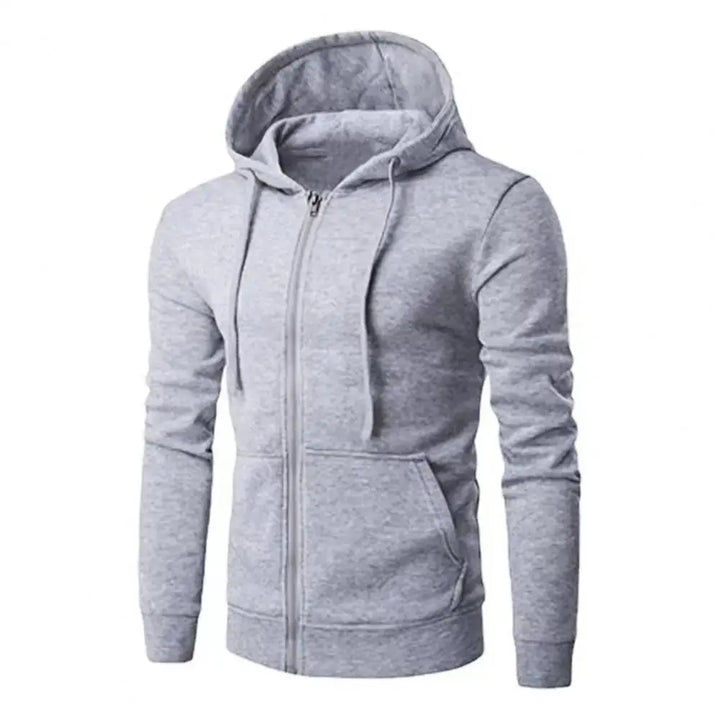 Ethan – Slim Fit Long Sleeve Zipper Hoodie for Men, Stylish Autumn Essential, Size S-XXL 2