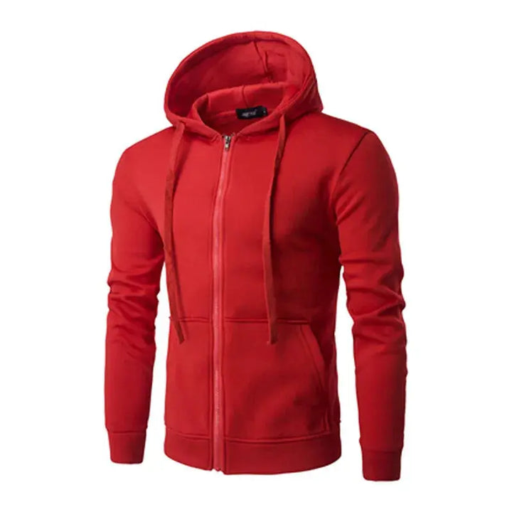 Ethan – Slim Fit Long Sleeve Zipper Hoodie for Men, Stylish Autumn Essential, Size S-XXL 7