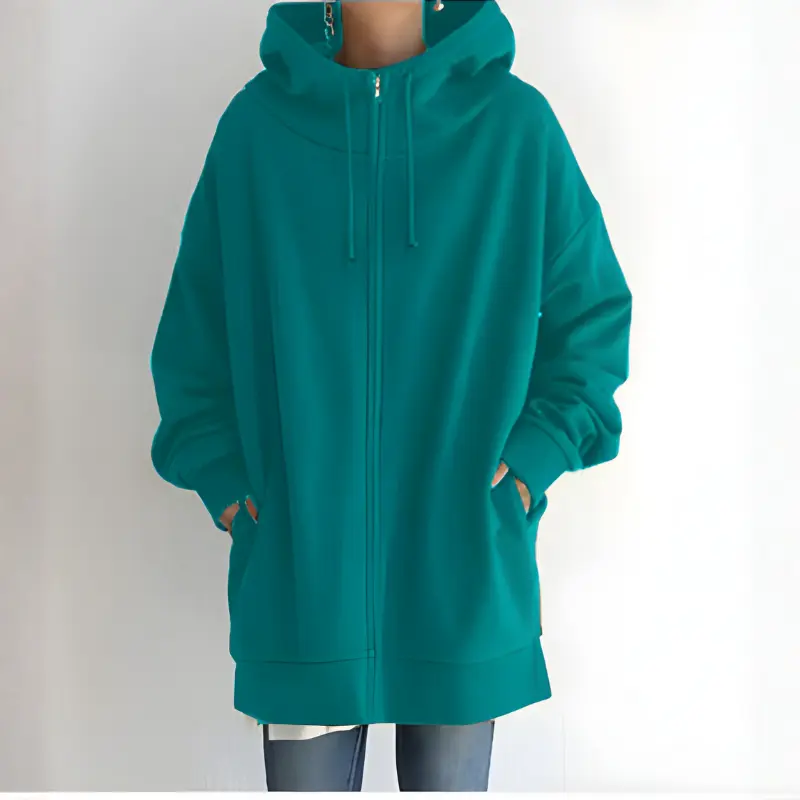 MunaWear - Hoodies - Liora - Cozy Oversized Hoodie For Stylish Winter Warmth - 