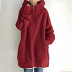 MunaWear - Hoodies - Liora - Cozy Oversized Hoodie For Stylish Winter Warmth - 