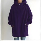 MunaWear - Hoodies - Liora - Cozy Oversized Hoodie For Stylish Winter Warmth - 