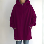 MunaWear - Hoodies - Liora - Cozy Oversized Hoodie For Stylish Winter Warmth - 