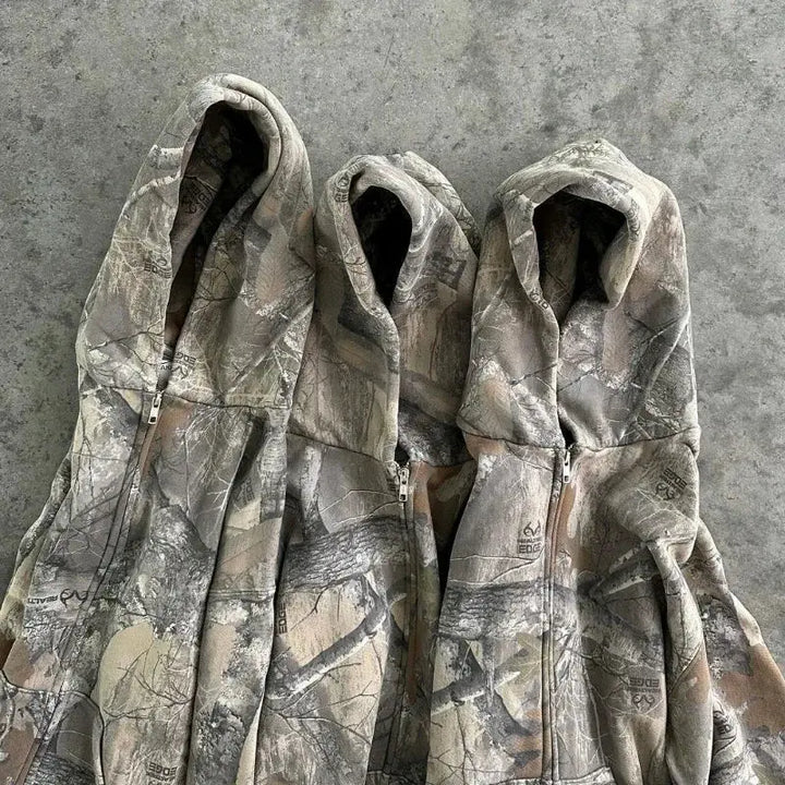 Ethan - Oversized Camo Zip-Up Hoodie for Men, Stylish & Comfortable Streetwear, Size S-XL 2