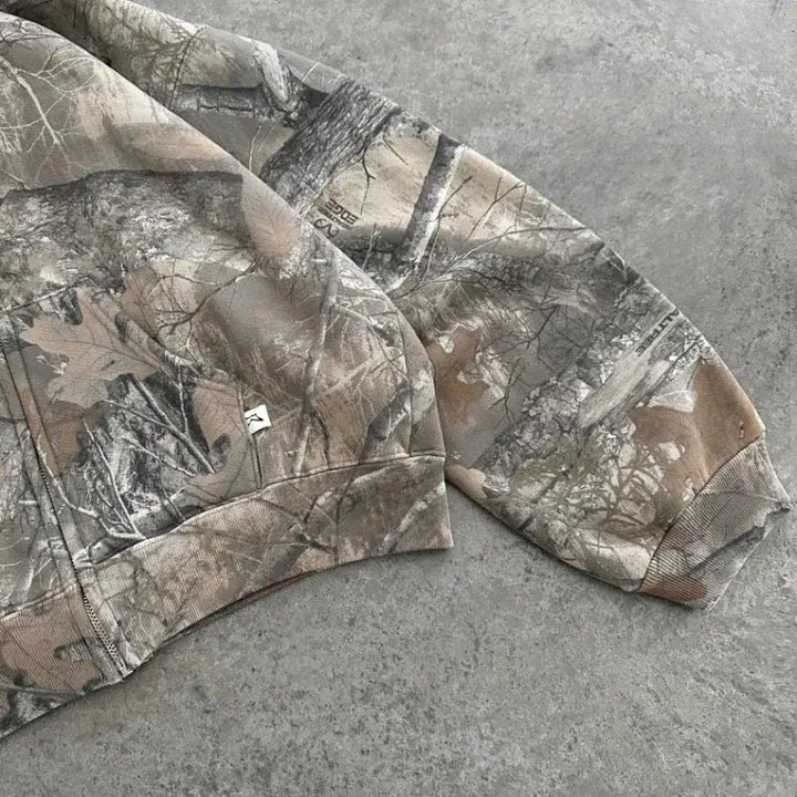 Ethan - Oversized Camo Zip-Up Hoodie for Men, Stylish & Comfortable Streetwear, Size S-XL 5