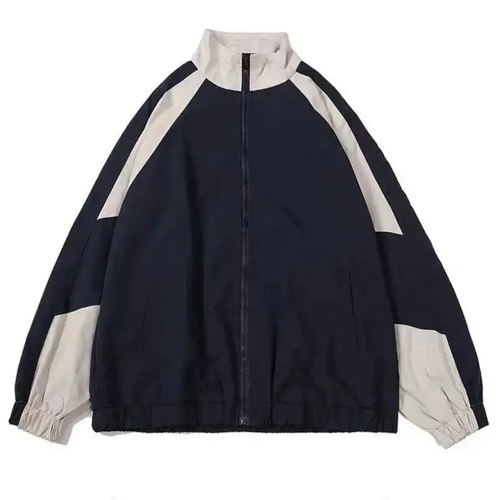 MunaWear - Hoodies & Sweatshirts - Marcus - Lightweight Hip Hop Varsity Jacket with Unique Patchwork Design for Men and Women, Size S-XL - 
