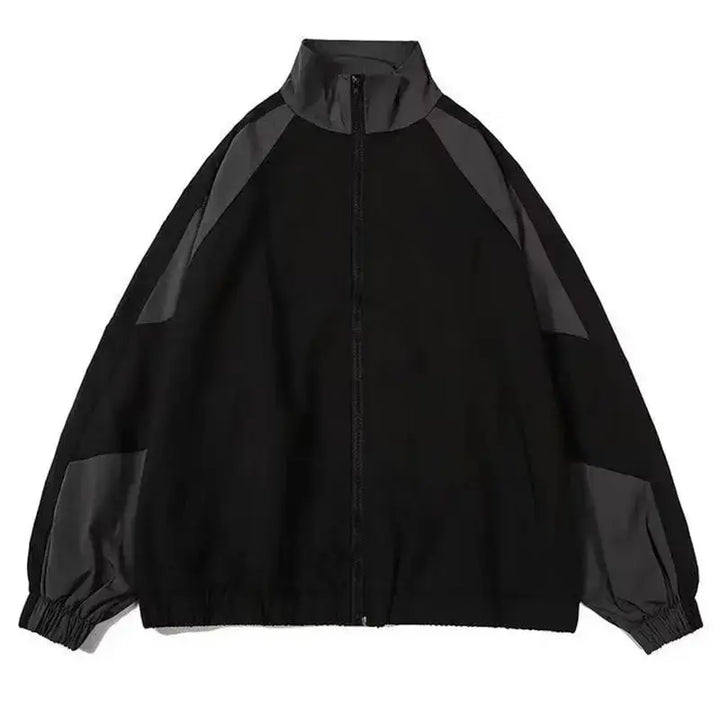 MunaWear - Hoodies & Sweatshirts - Marcus - Lightweight Hip Hop Varsity Jacket with Unique Patchwork Design for Men and Women, Size S-XL - 